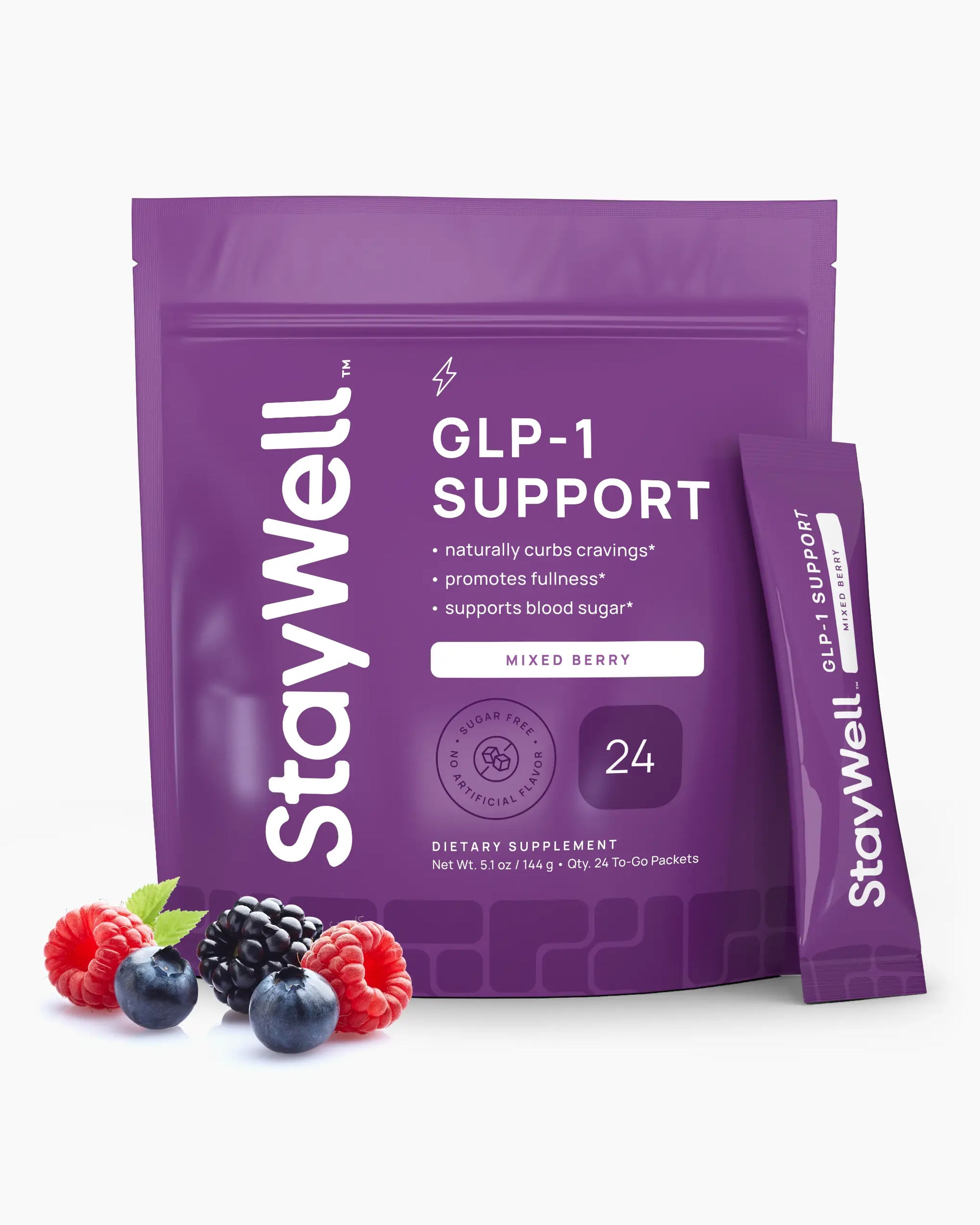 GLP-1 Support Drink Mix Mixed Berry StayWell GLP-1 Support Drink Mix Mixed Berry StayWell