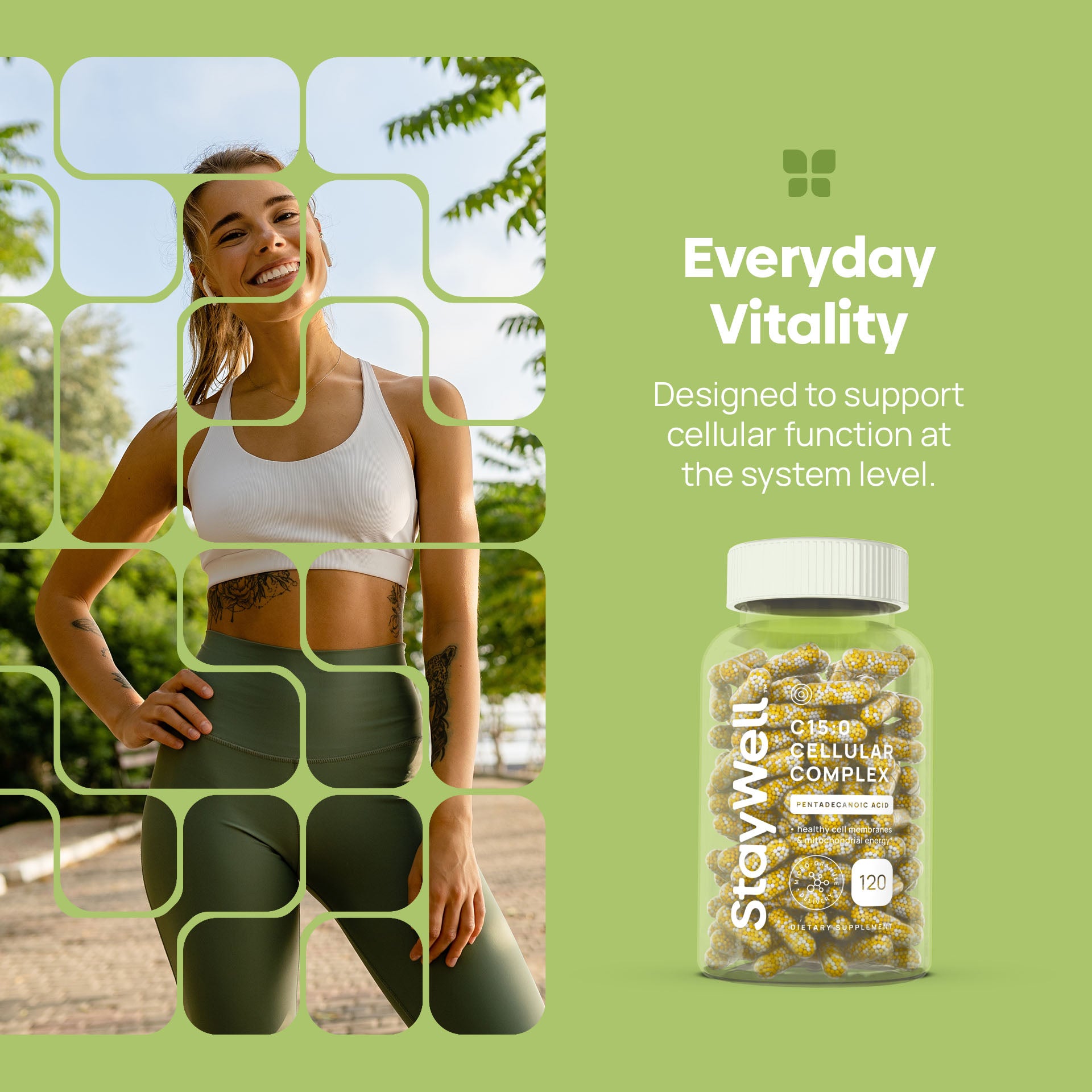 C15:0 Cellular Complex |Longevity, Membrane + Mitochondrial Support
