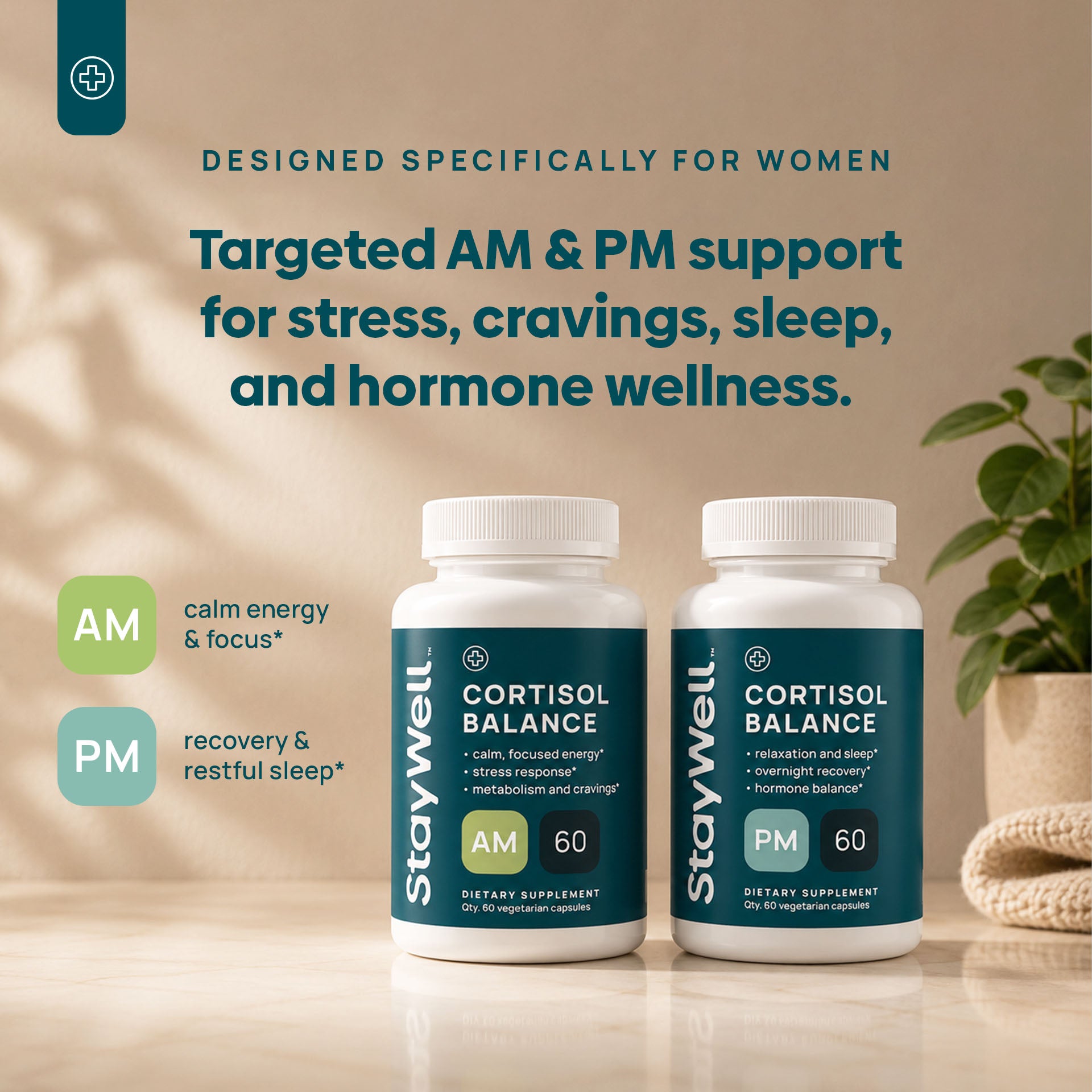Cortisol Balance AM/PM System