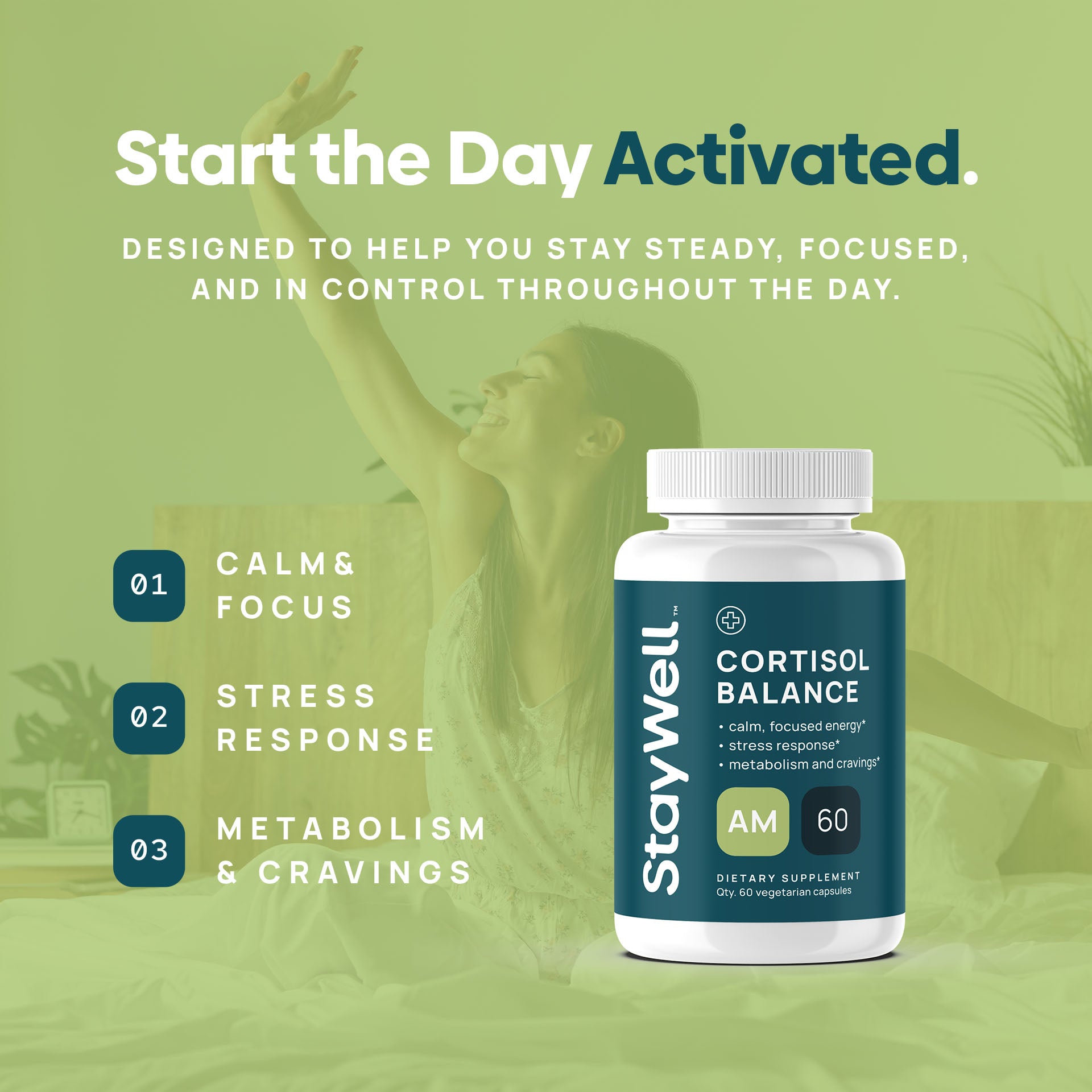 Cortisol Balance AM/PM System