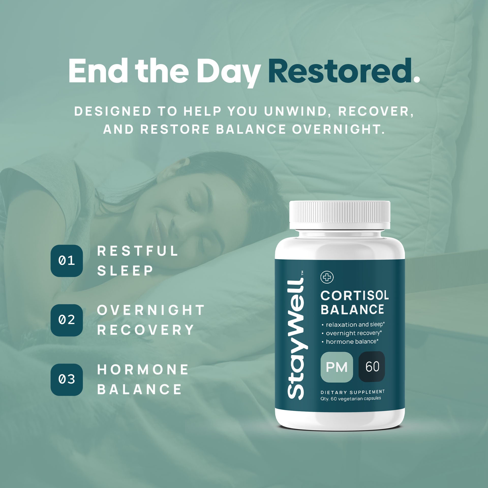 Cortisol Balance AM/PM System