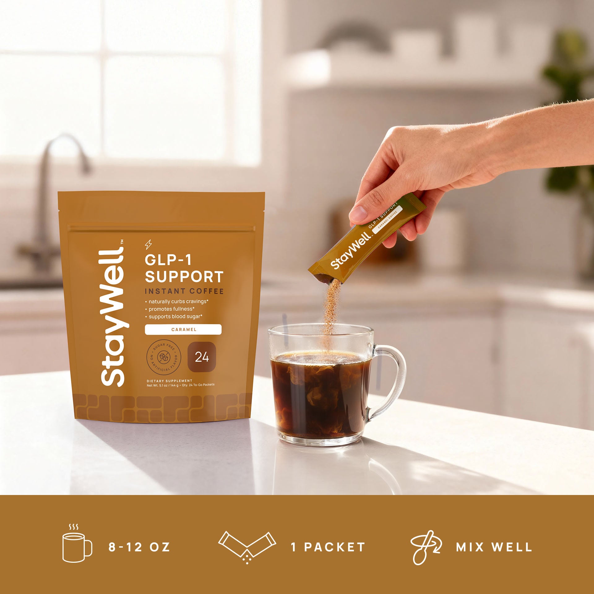 GLP-1 Support Drink Mix · Caramel