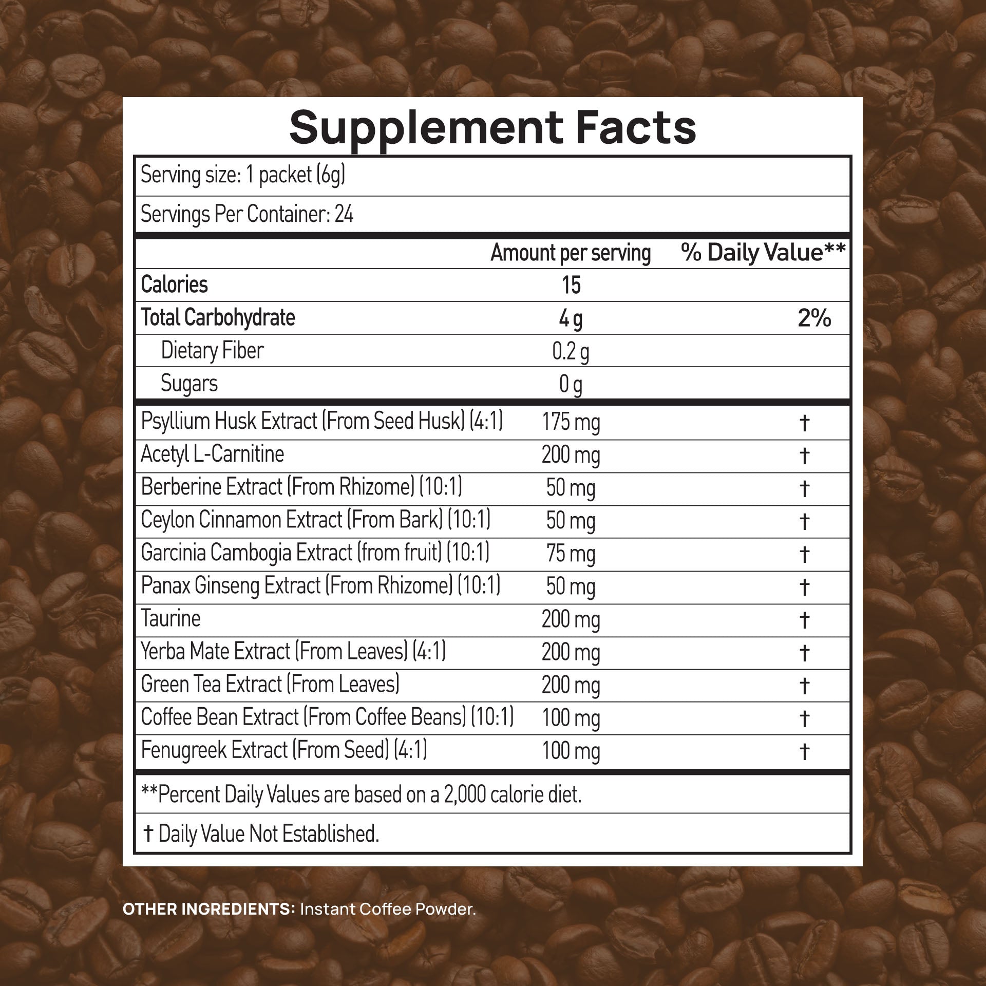 GLP-1 Support Drink Mix · Coffee