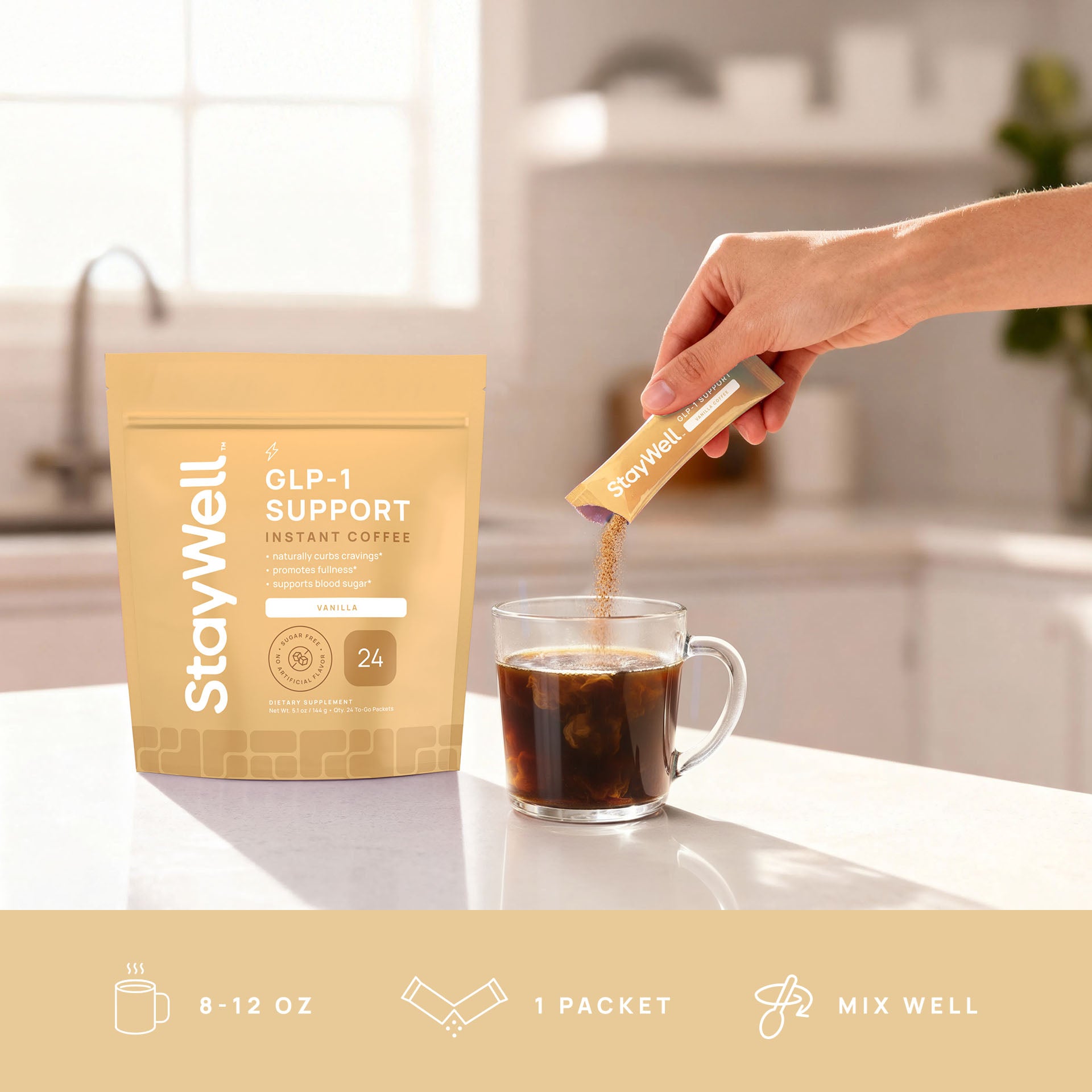 GLP-1 Support Drink Mix · Vanilla