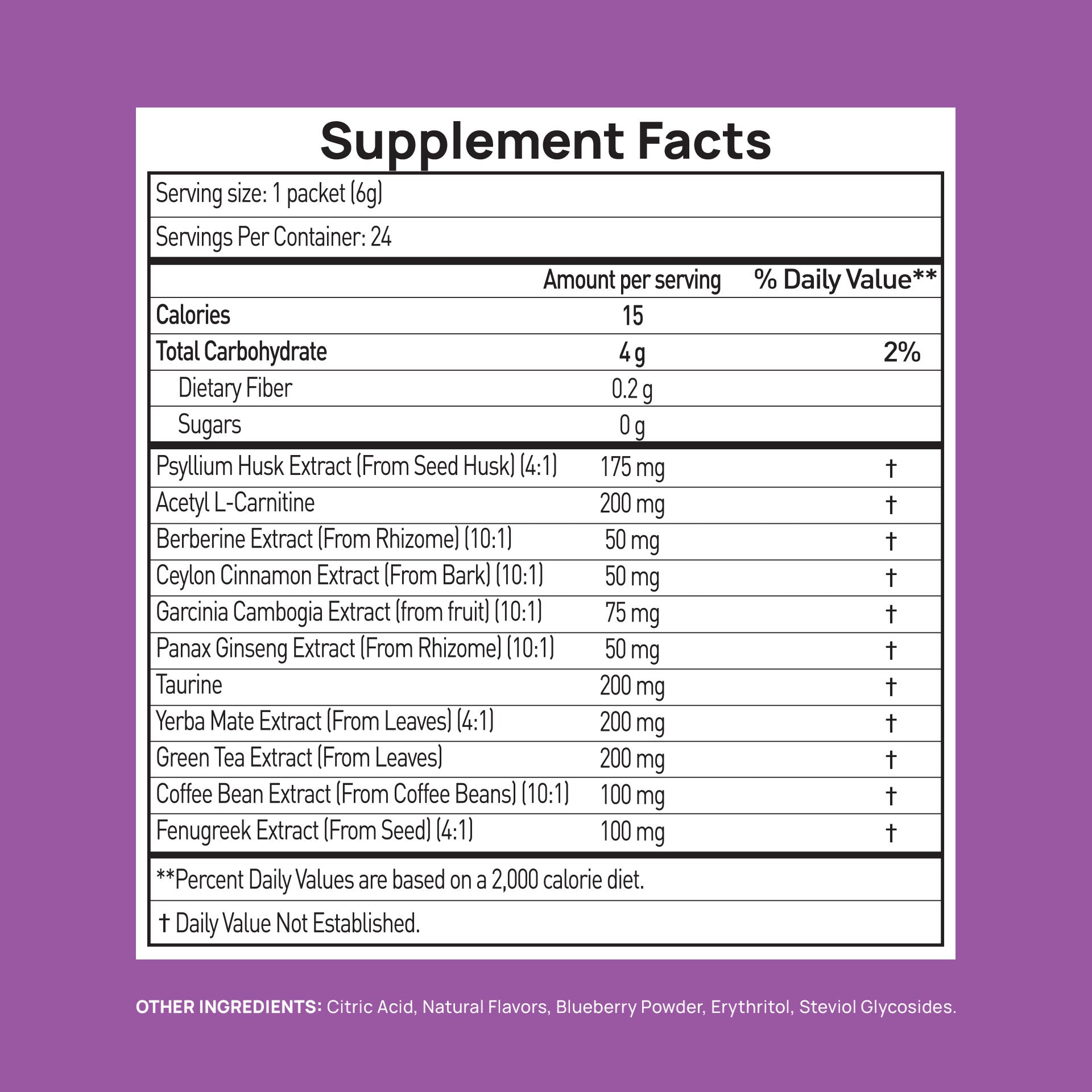 GLP-1 Support Drink Mix · Mixed Berry