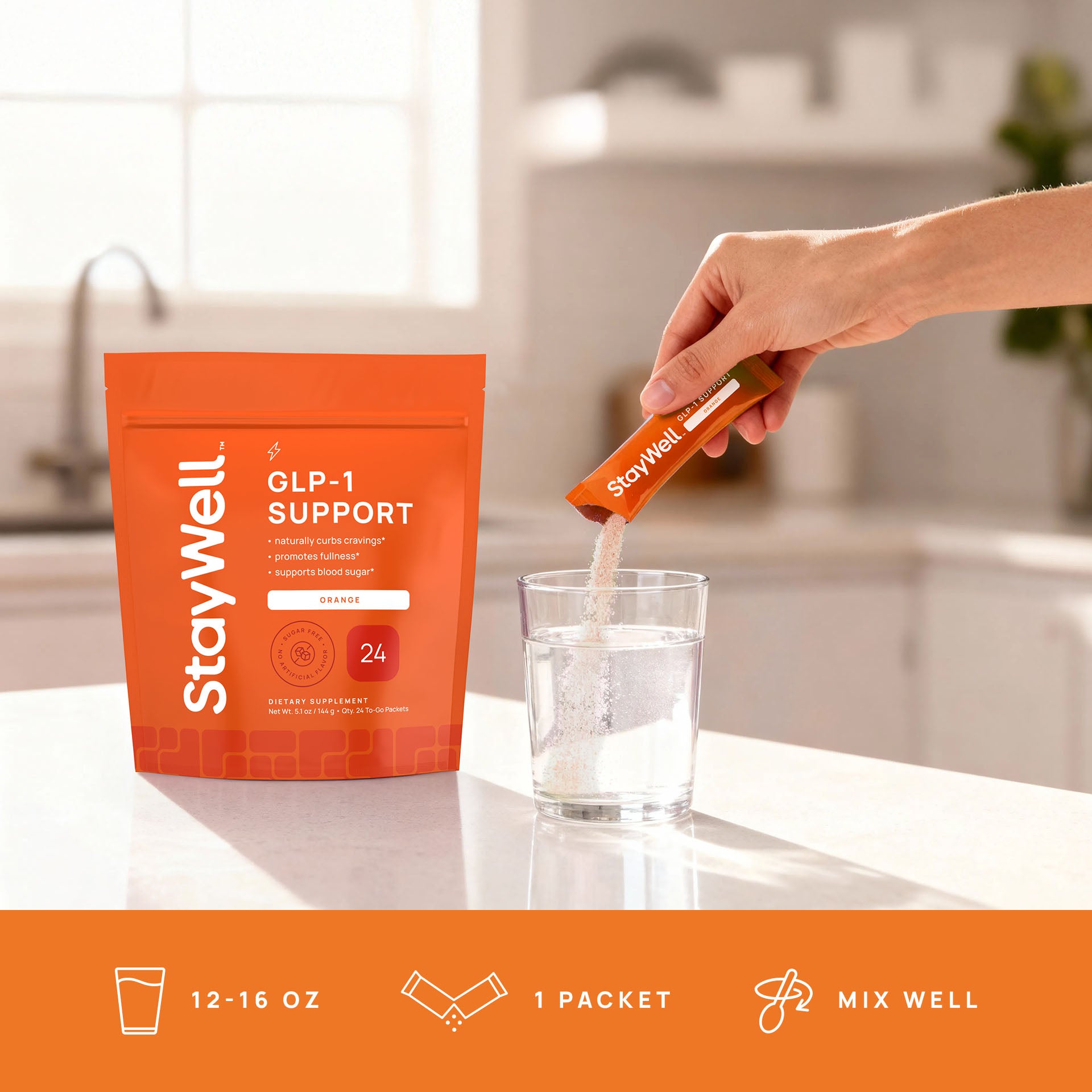 GLP-1 Support Drink Mix · Orange