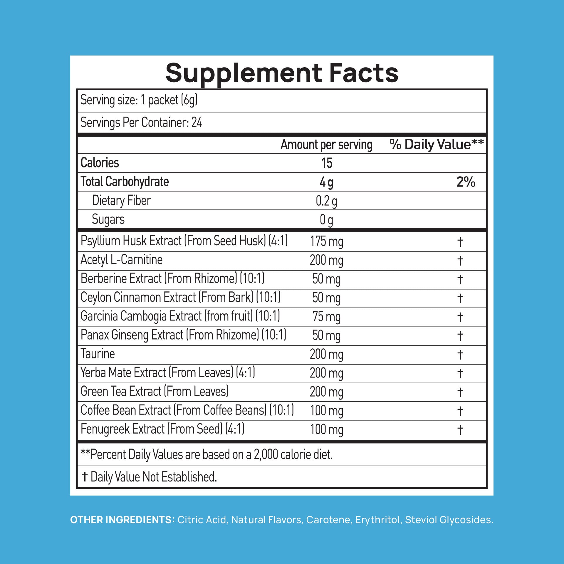 GLP-1 Support Drink Mix · Tropical Fruit