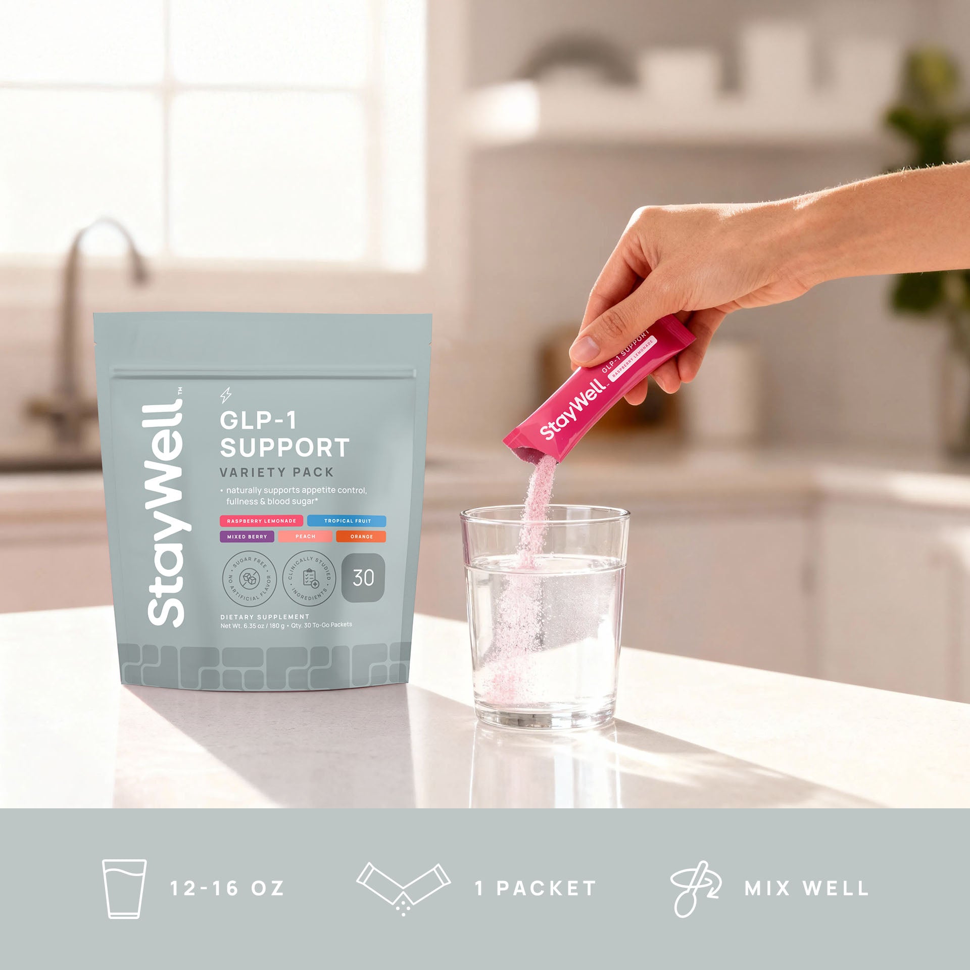 GLP-1 Support Drink Mix · Variety Pack