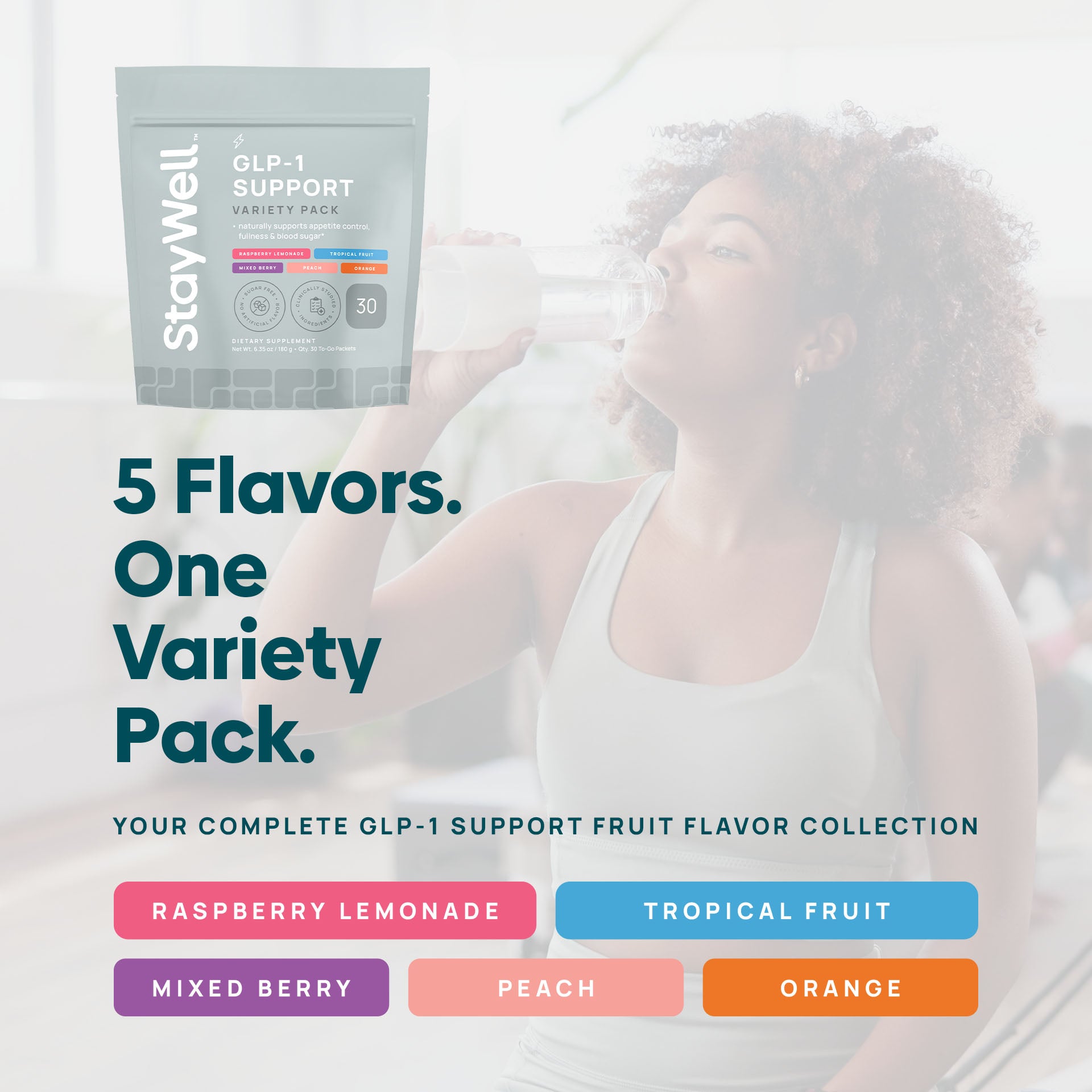 GLP-1 Support Drink Mix · Variety Pack