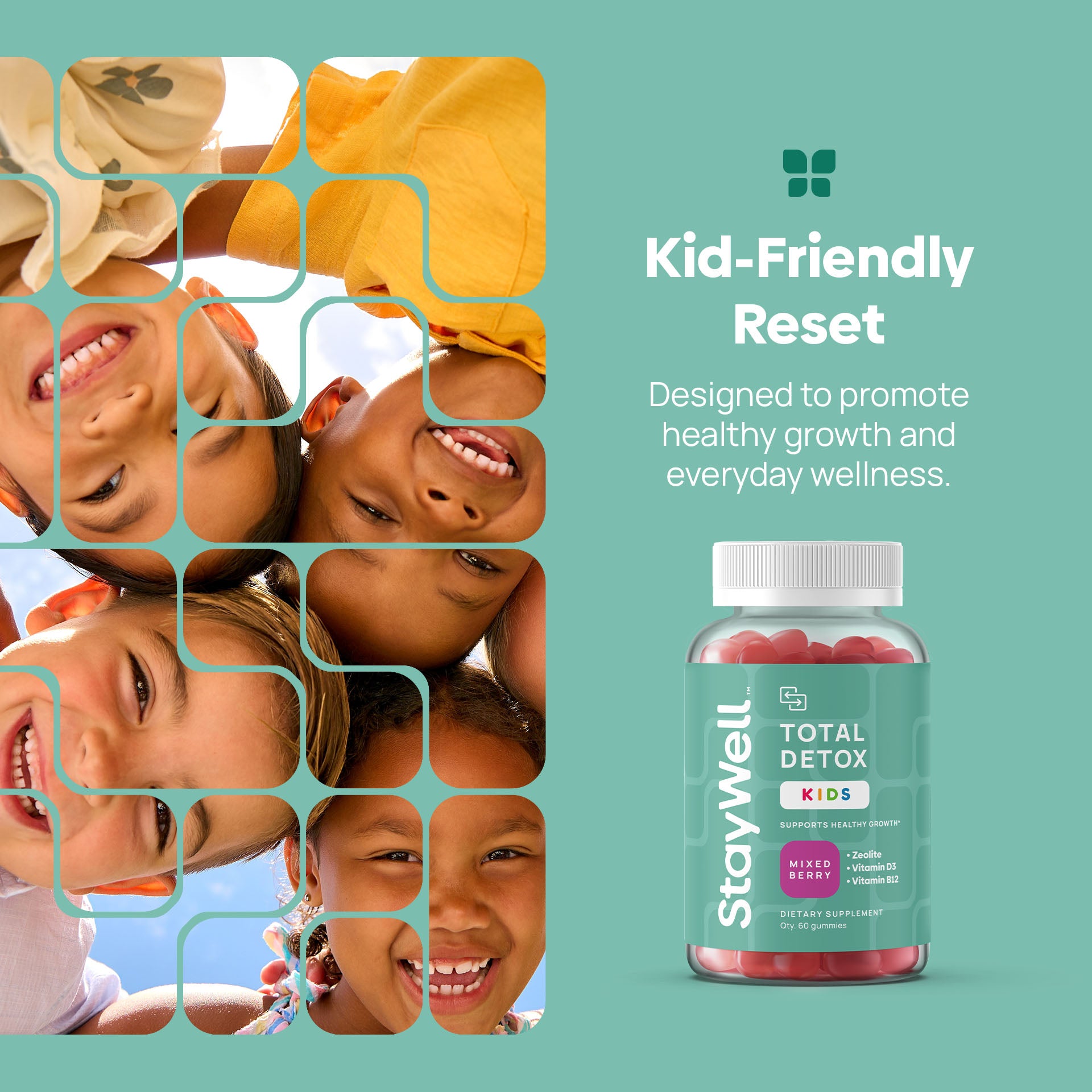 Total Detox Kids · Mixed Berry