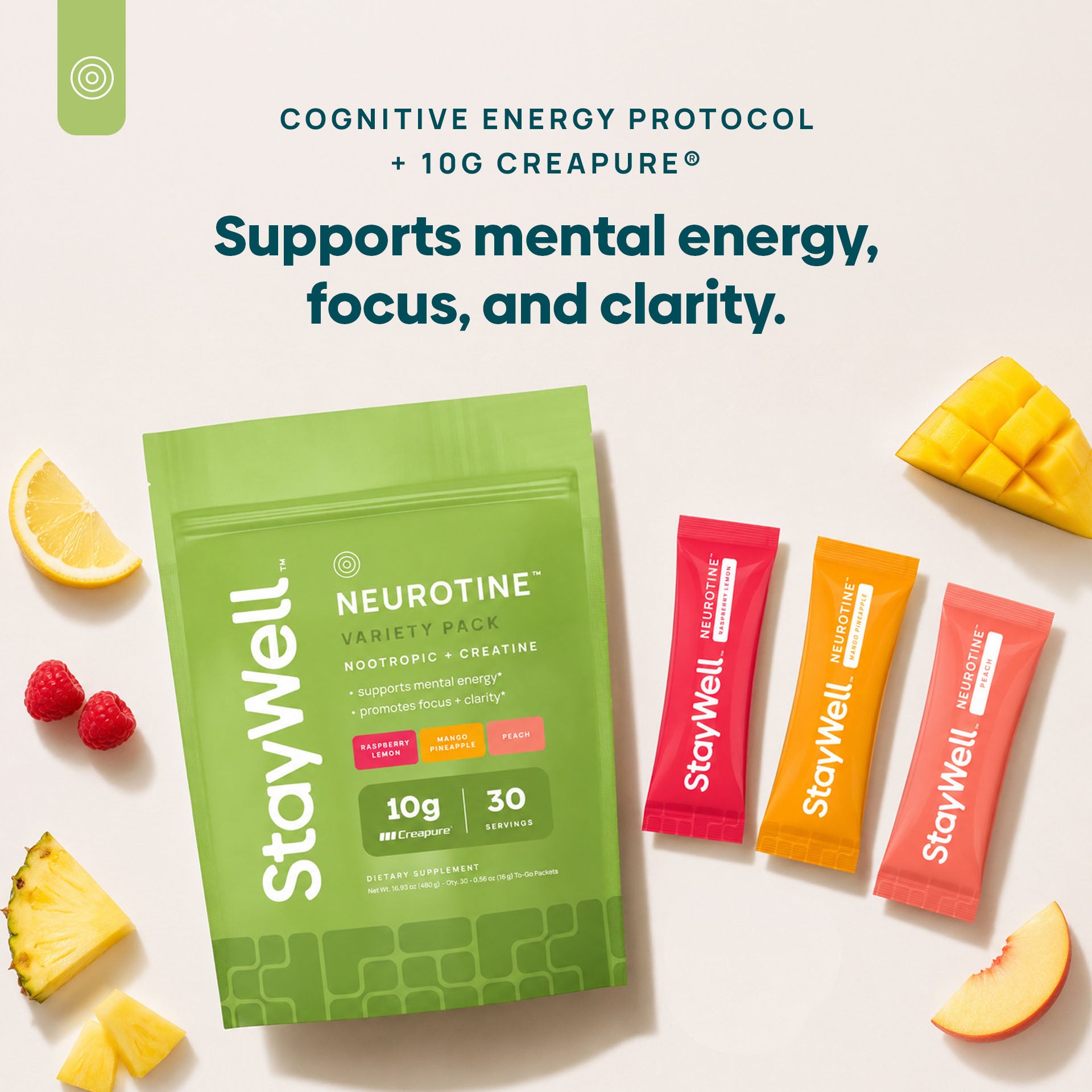 Neurotine™ Nootropic + Creatine Drink Mix Variety Pack